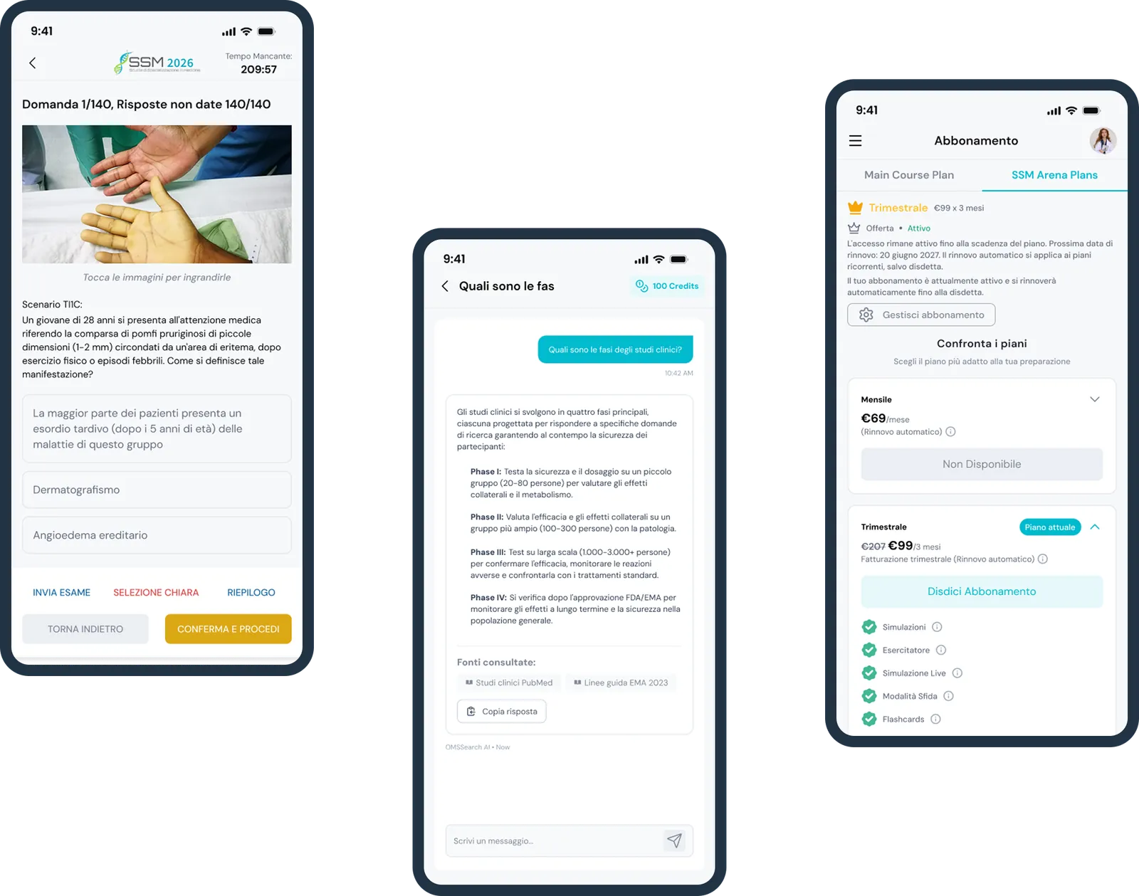 Accademia OMS results in the live product