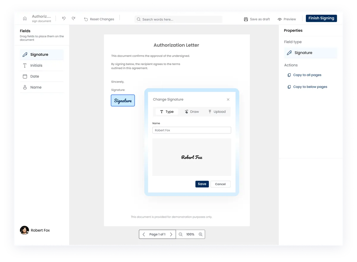 DocsTrail results in the live product