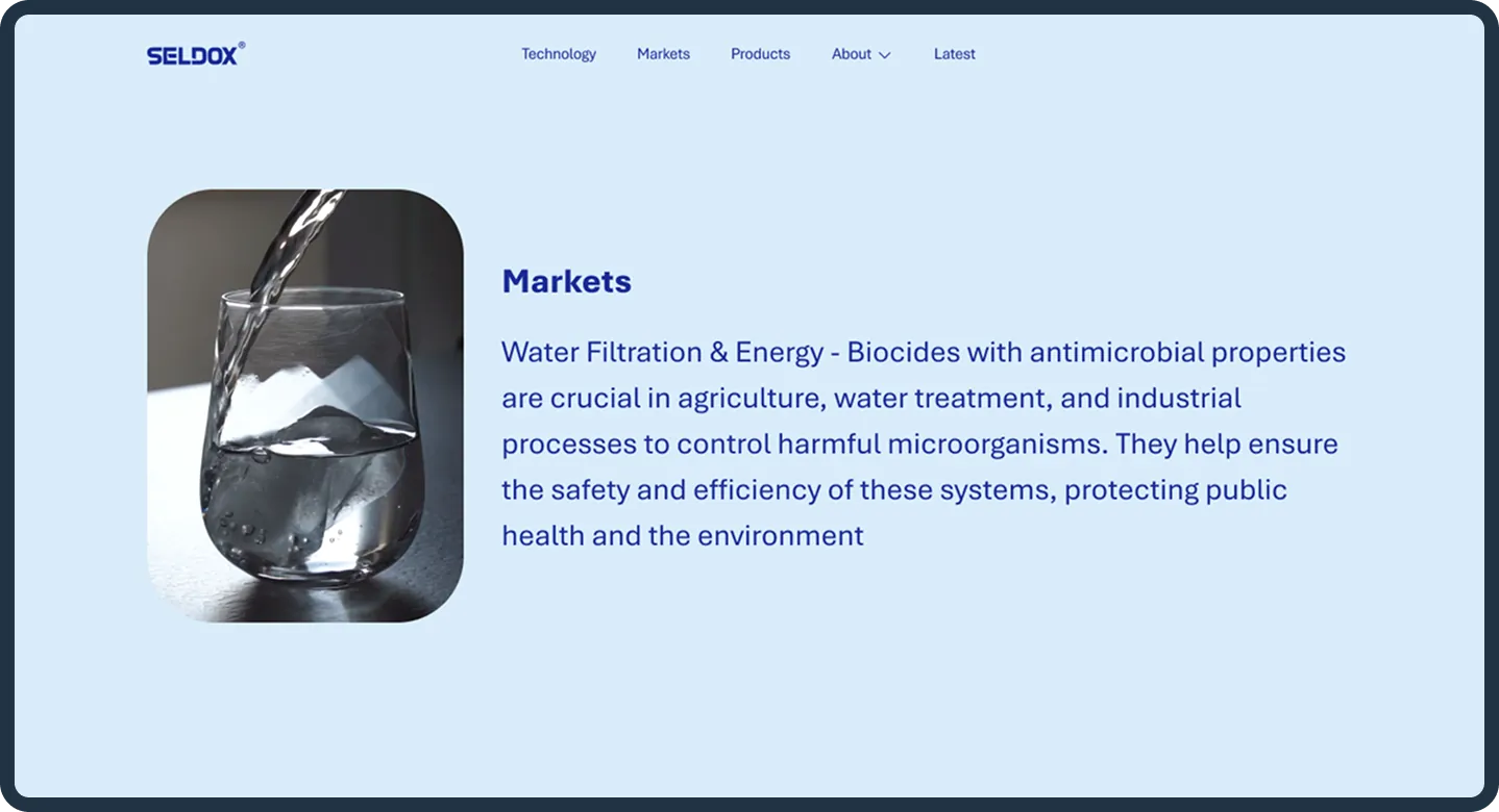 Seldox results in the live product